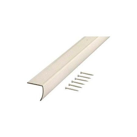 M-D Building Products M-D Stair Edging, Fluted, 72L, Almond, Screw Nails 74732